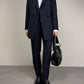 Completo vintage made in Italy in lana blu