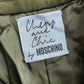 MOSCHINO pantaloni in vera pelle scamosciata