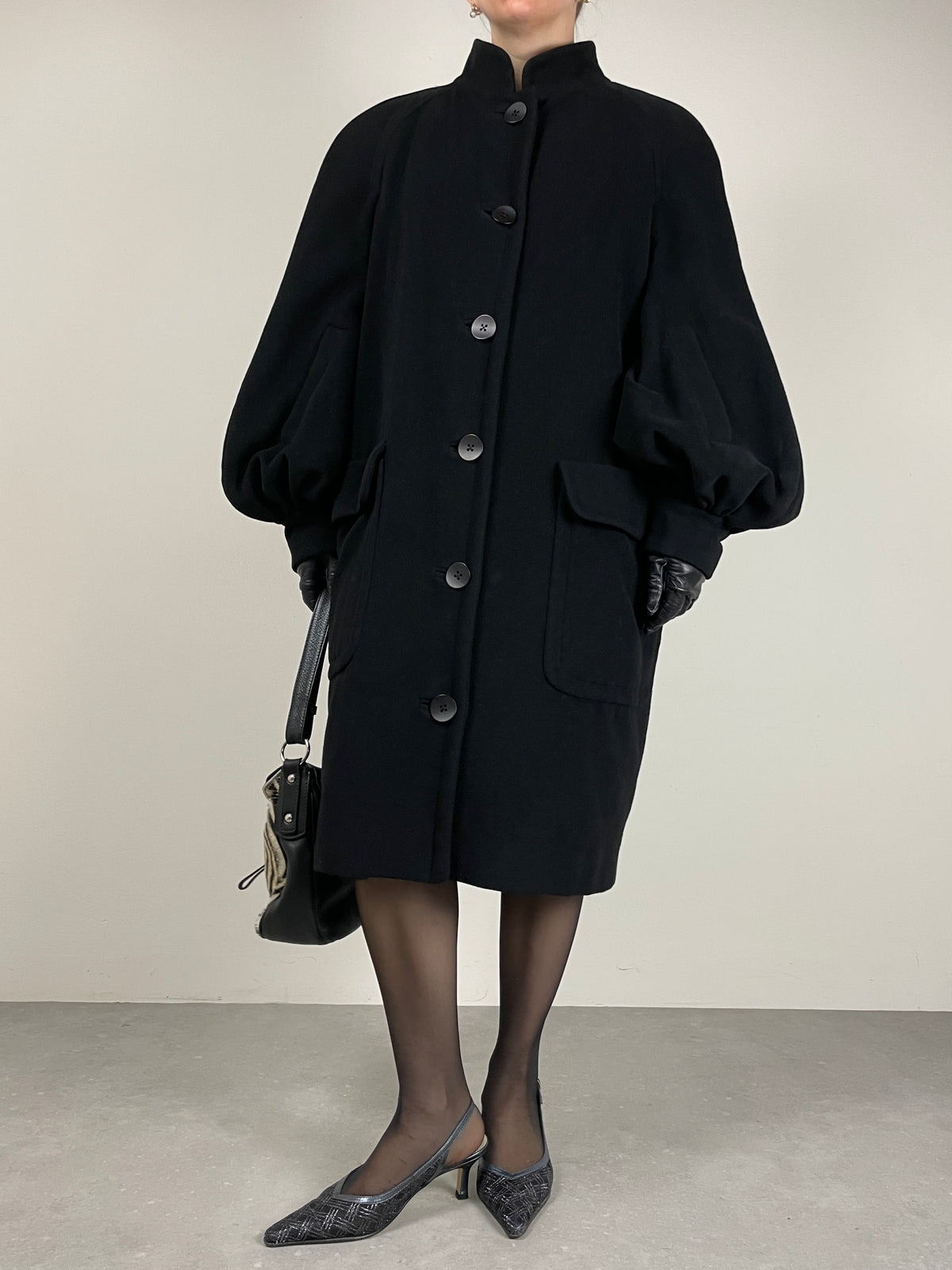 MOSCHINO COUTURE cappotto in lana e cashmere