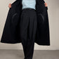 JIL Sander cappotto in drap di angora nero