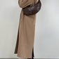 Borsa hobo in vera pelle effetto coccodrillo