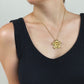 Collana vintage con pendente a fiore