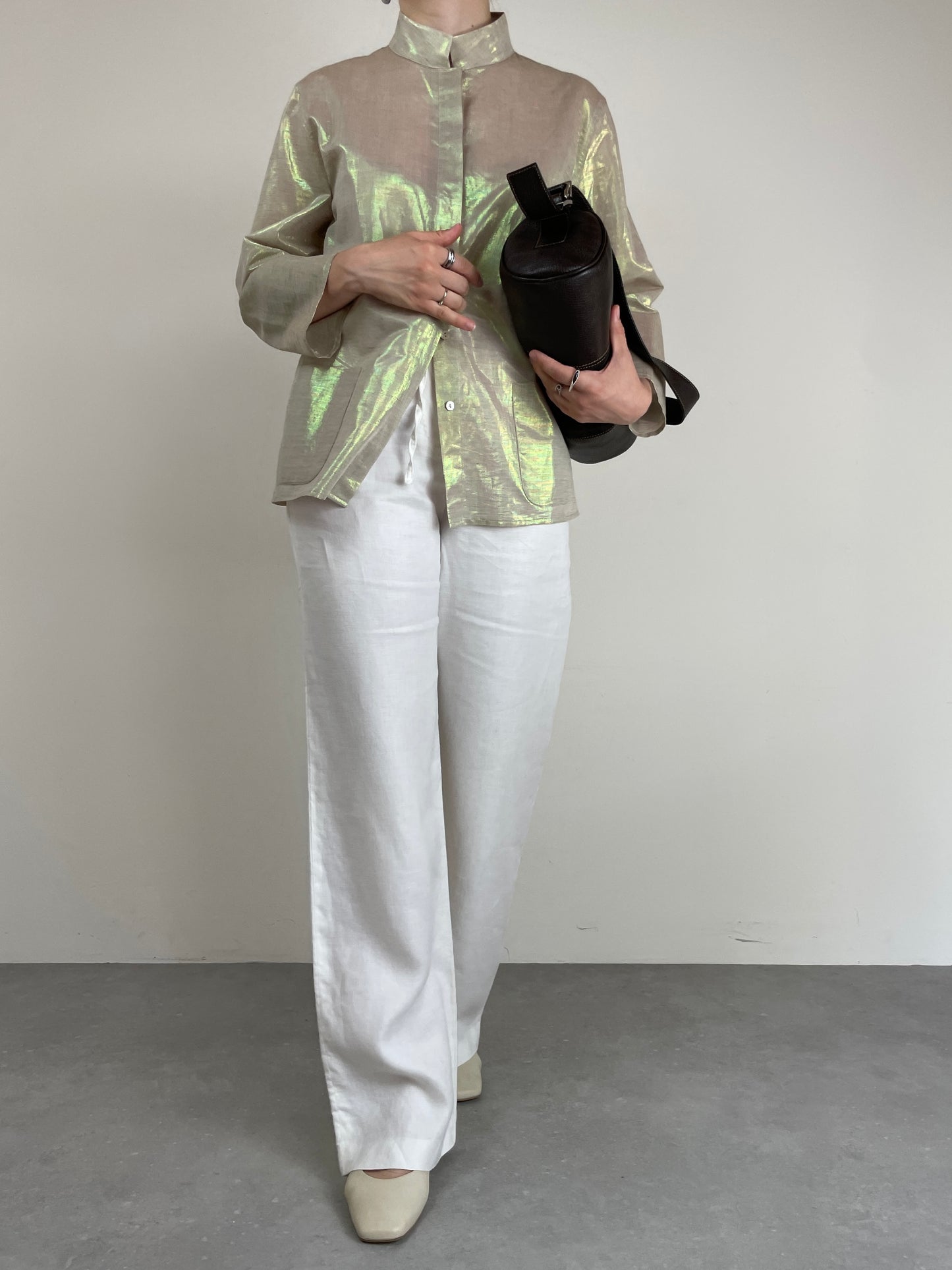 Pantalone Max Mara in puro lino
