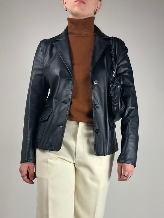 Blazer Made in Italy in vera pelle