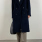 MANI by Giorgio Armani wool blue coat