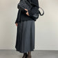 Maxi borsa in vera pelle nera
