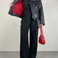 Chiodo vintage in vera pelle