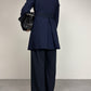 PRADA trench blu e nero