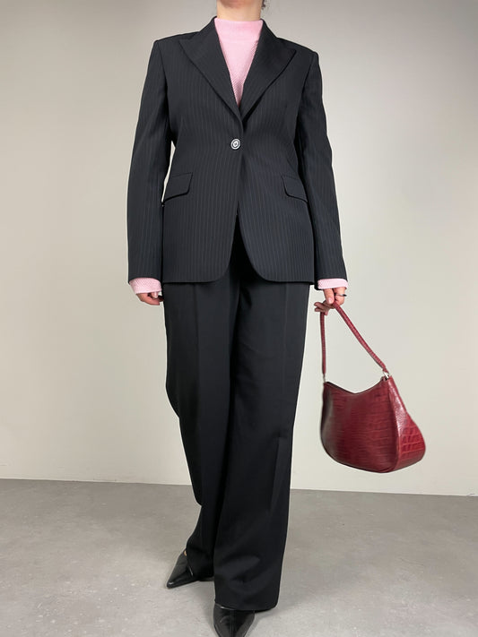 Blazer gessato Cinzia Rocca in pura lana