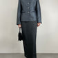 Giacca in shantung di seta