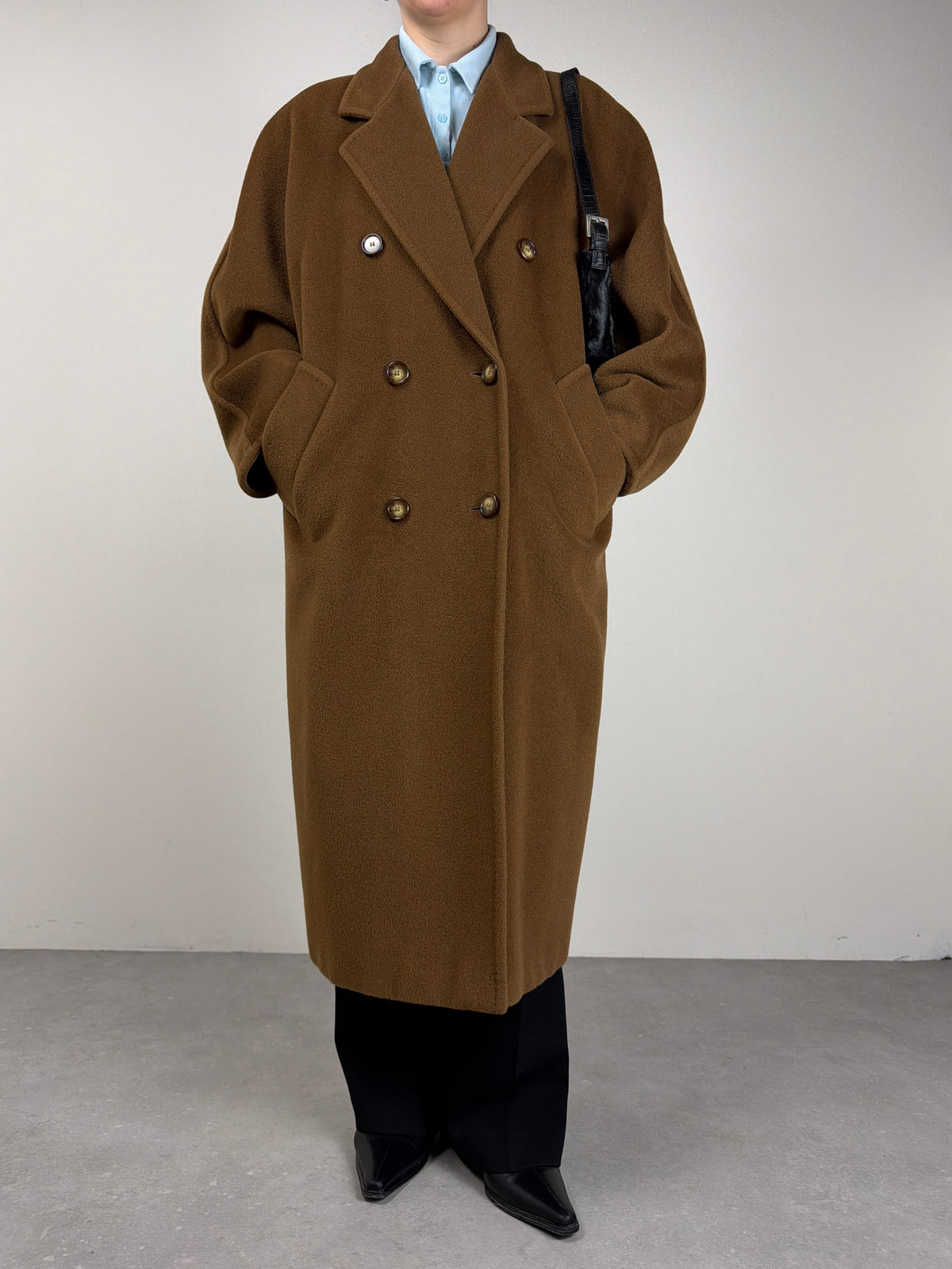 Max Mara icon 101801 cappotto marrone