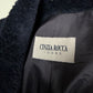 Cinzia Rocca Icon cappotto blu in alpaca e lana