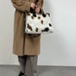 Maxi borsa in vera pelle cavallino
