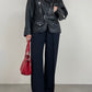 Chiodo vintage in vera pelle