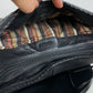 Borsa in vera pelle intrecciata