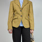Blazer JIL SANDER in lana e cashmere pied de poule