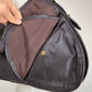 Borsa da spalla in vera pelle testa di moro