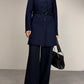 PRADA trench blu e nero