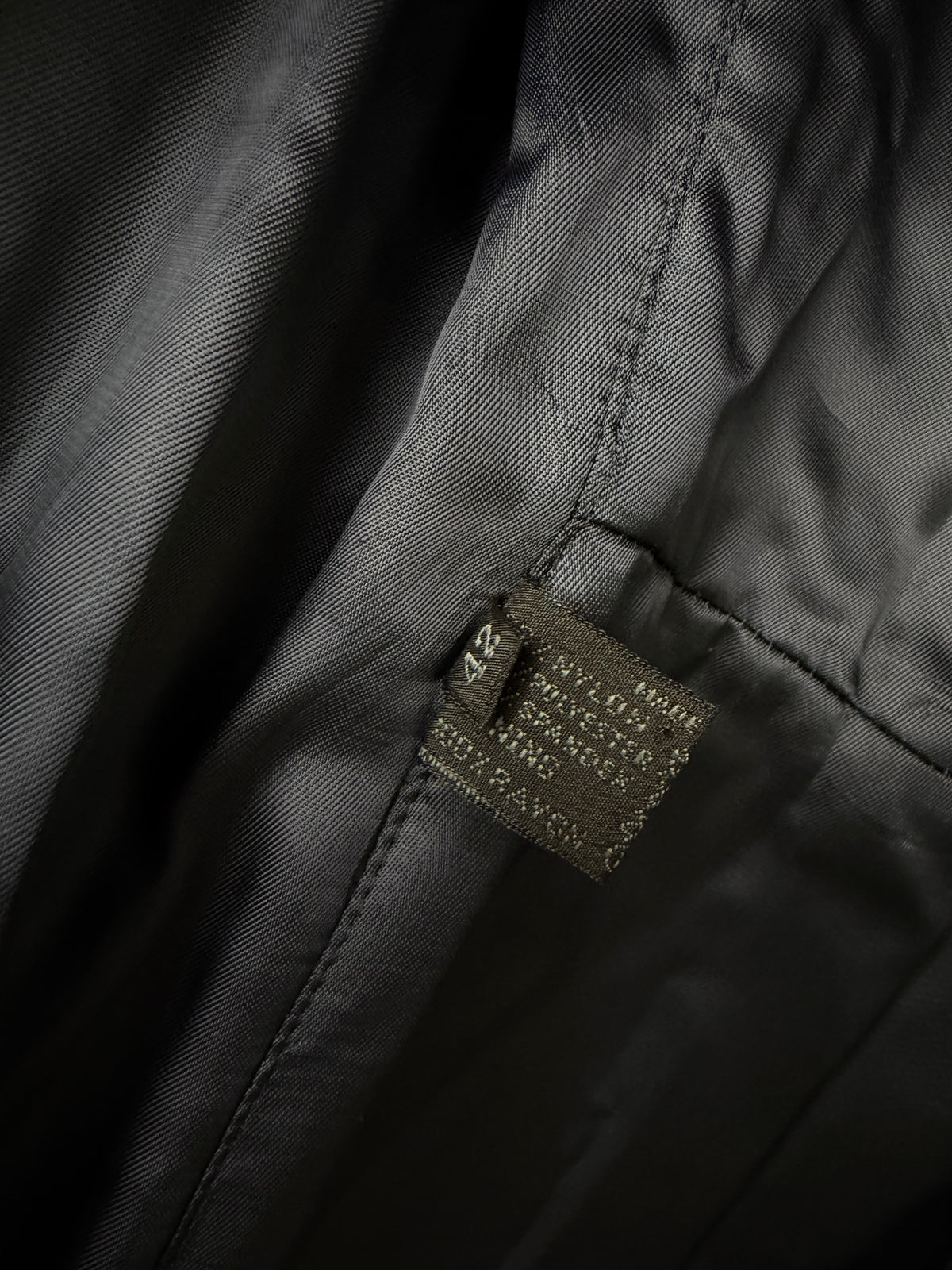 PRADA trench blu e nero