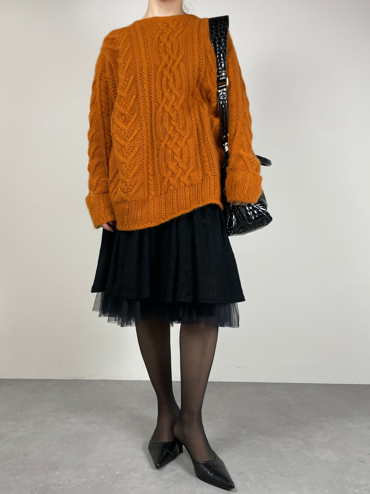 MAX MARA maglione in lana e angora