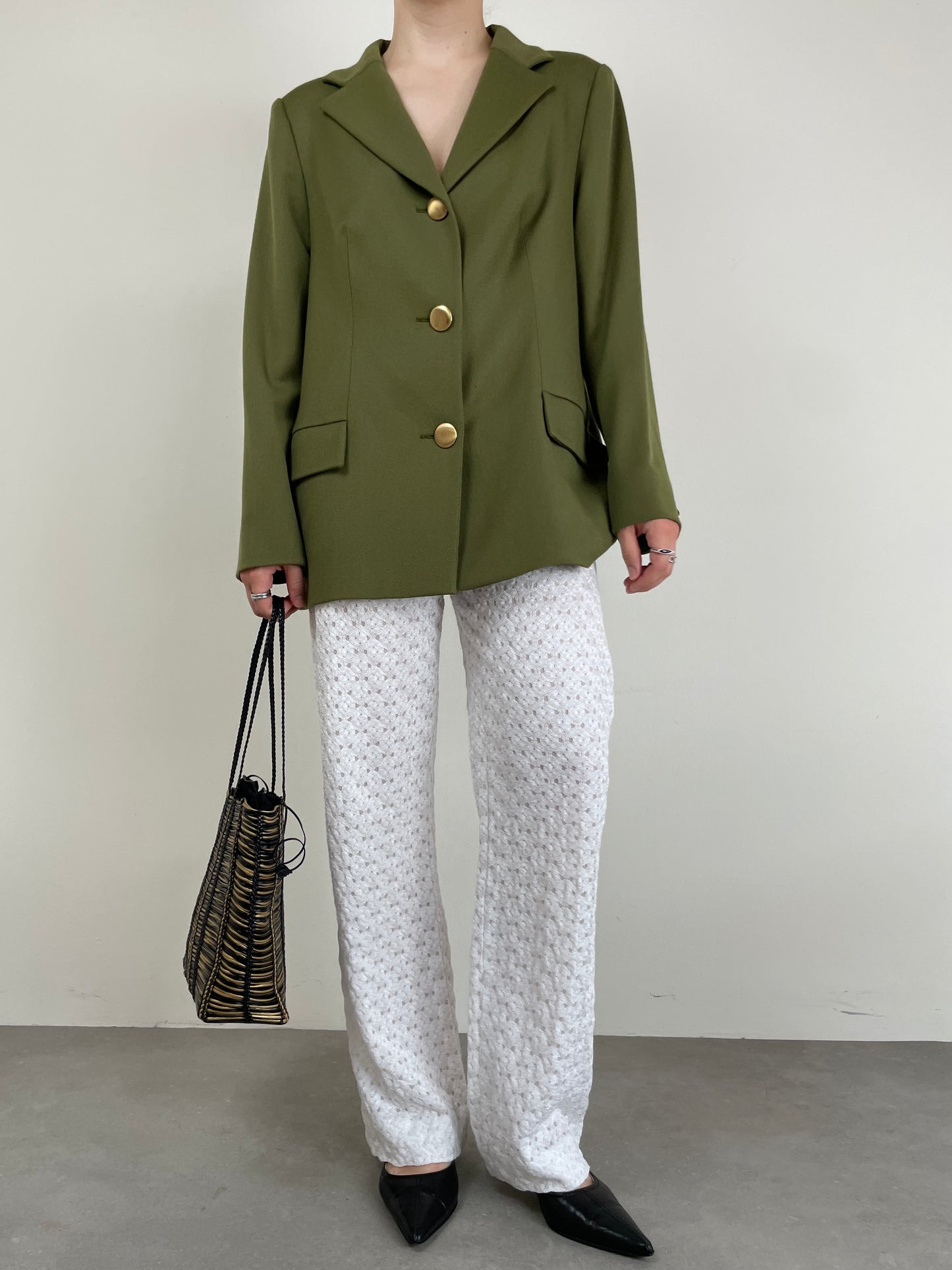MISSONI pantaloni vintage effetto pizzo