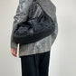 Maxi borsa in vera pelle nera