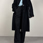 JIL Sander cappotto in drap di angora nero