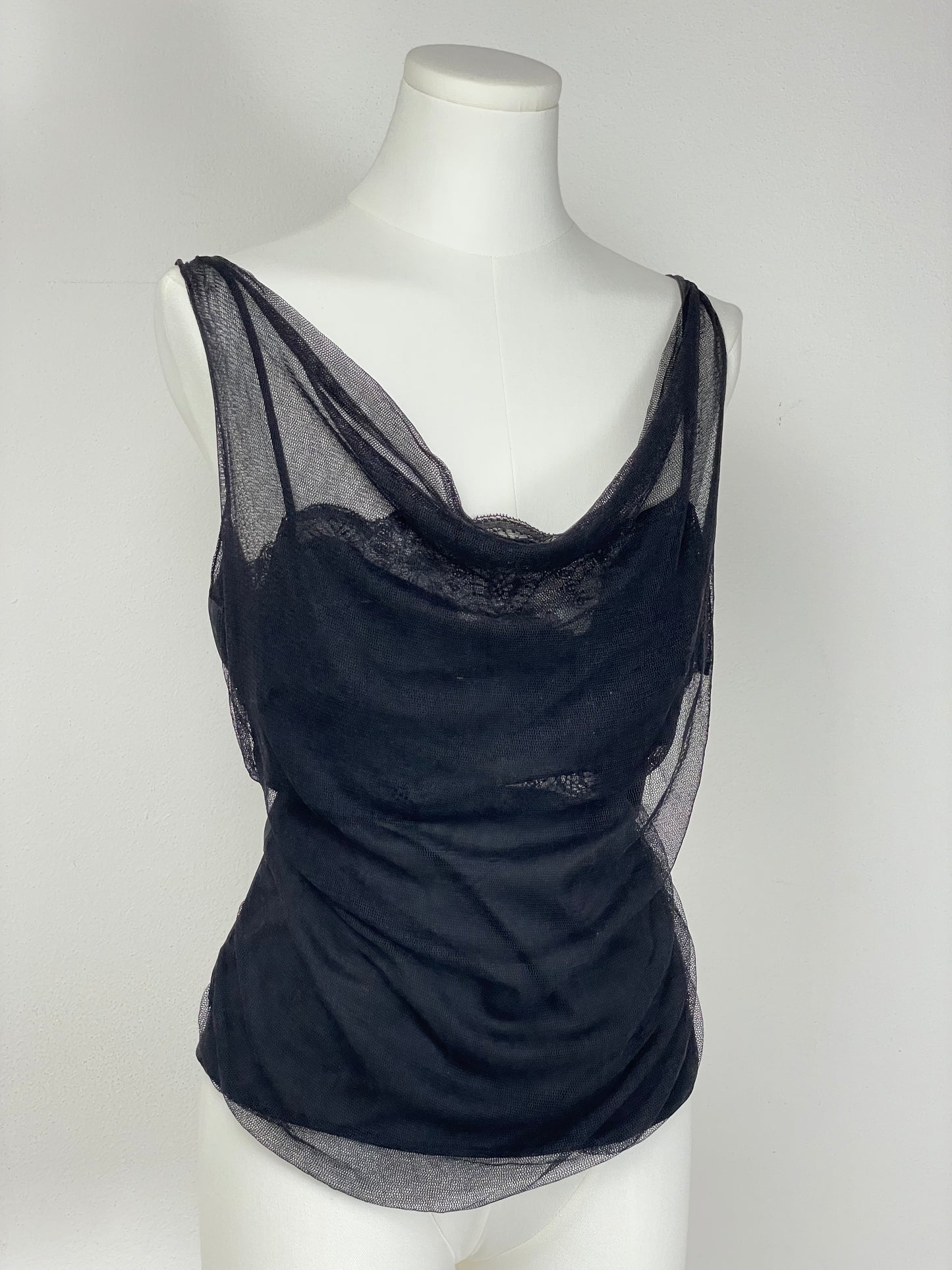 Bustino La Perla in tulle con pizzo