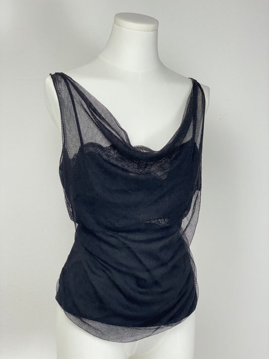 Bustino La Perla in tulle con pizzo