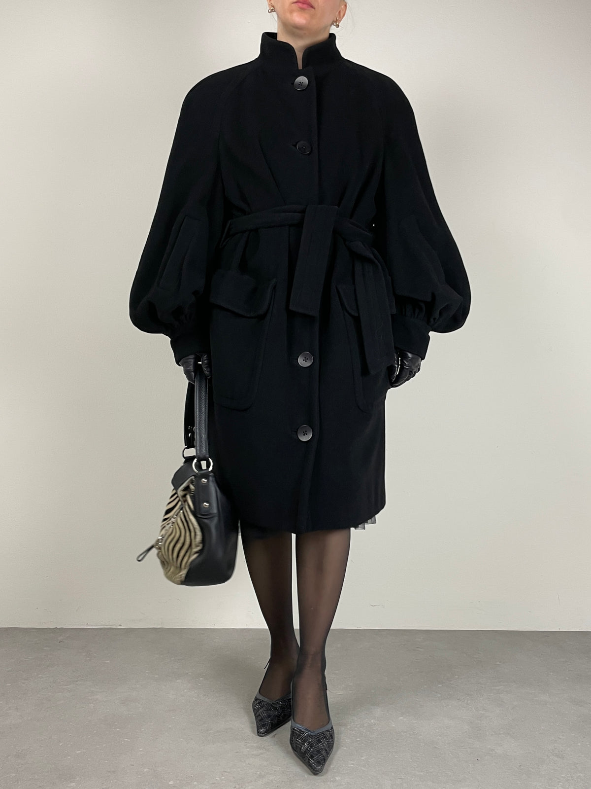 MOSCHINO COUTURE cappotto in lana e cashmere