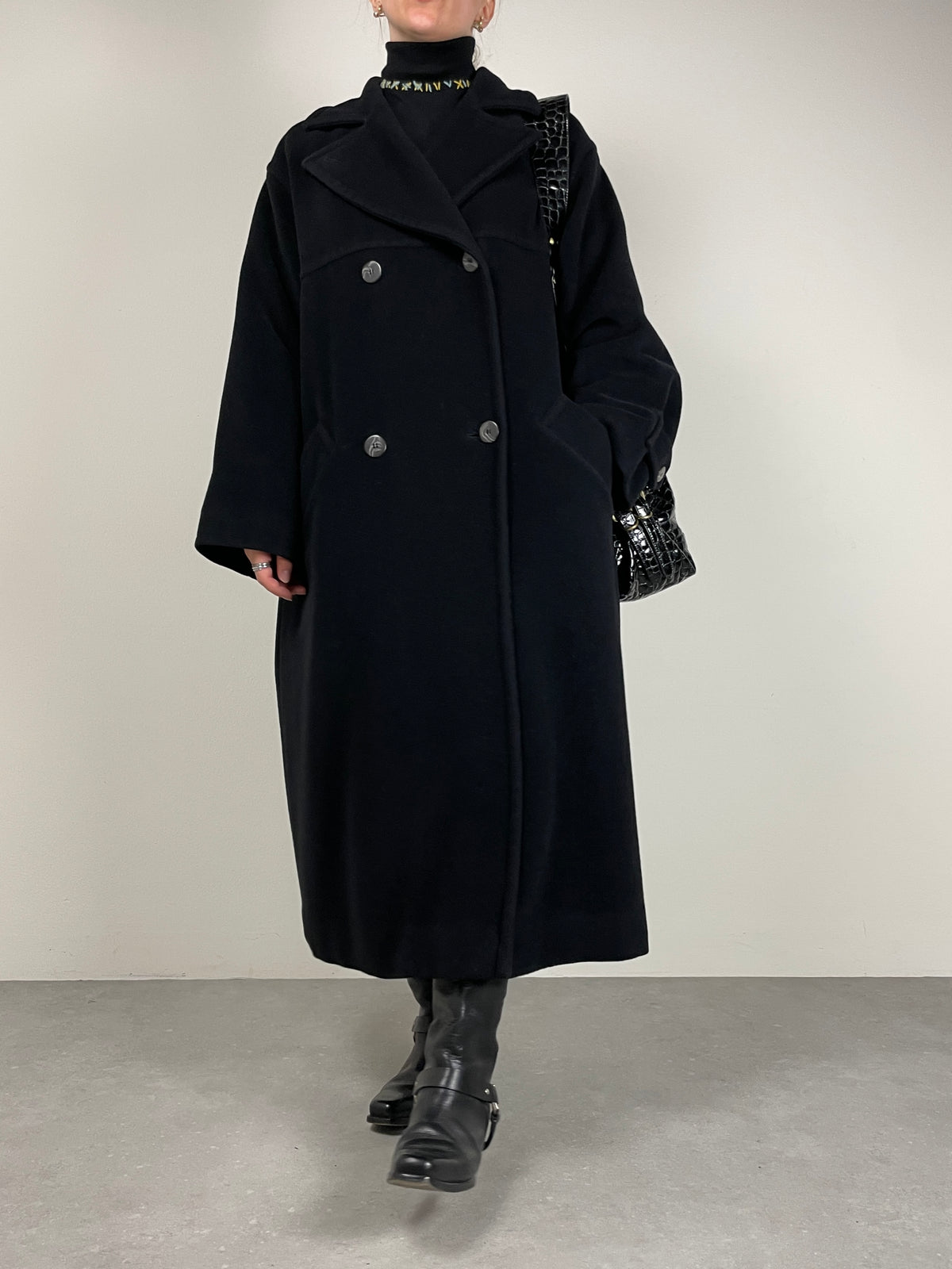 SPORTMAX cappotto in lana e cashmere