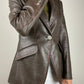 Perfect leather blazer