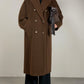 Max Mara 101801 cappotto color cioccolato