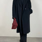 Black wool coat