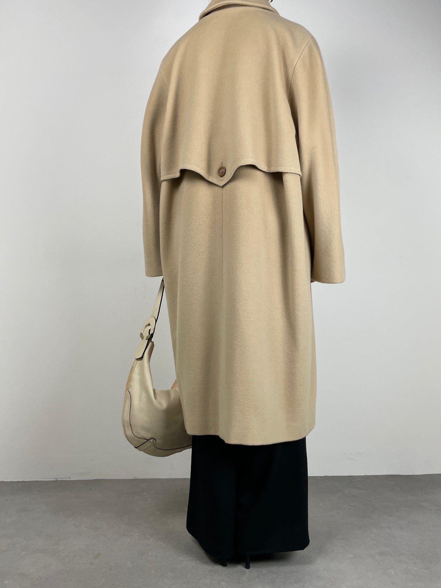 Cappotto vintage in lana e cashmere