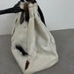 Maxi borsa in vera pelle cavallino
