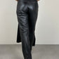 Black leather pants