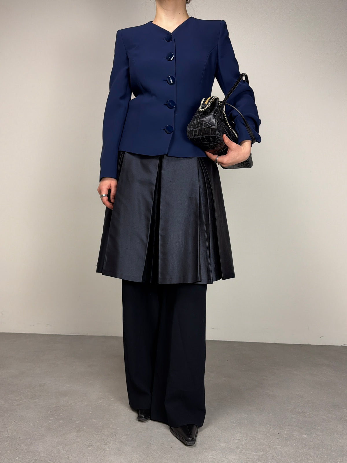 GIORGIO ARMANI blazer in seta