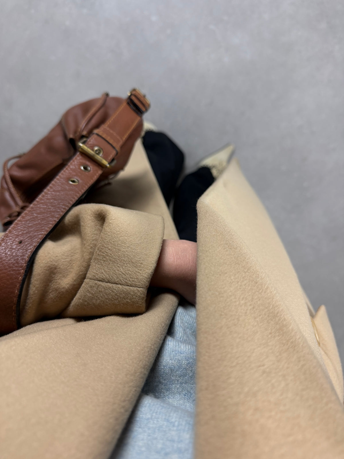 Cappotto in 100% cashmere a doppiopetto made in Italy