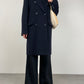 100% cashmere cappotto blu