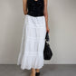 Top nero con pietre nere sfaccettate