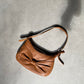 Bow leather bag