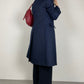 Blue trench coat