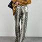 Python cotton pants