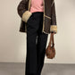 Shearling vintage made in Italy marrone con pelo beige
