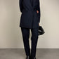 Completo vintage made in Italy in lana blu