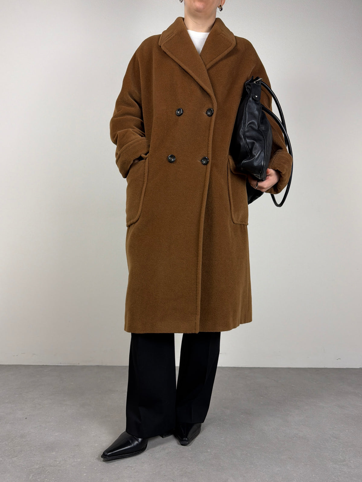 Cappotto vintage Made in Italy in pura lana