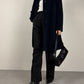 Cinzia Rocca Icon cappotto blu in alpaca e lana