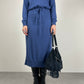 Abito in maglia di lana, cashmere e seta made in Italy, new old stock