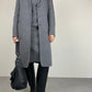 MAX MARA cappotto in drap di lana e angora doppiato